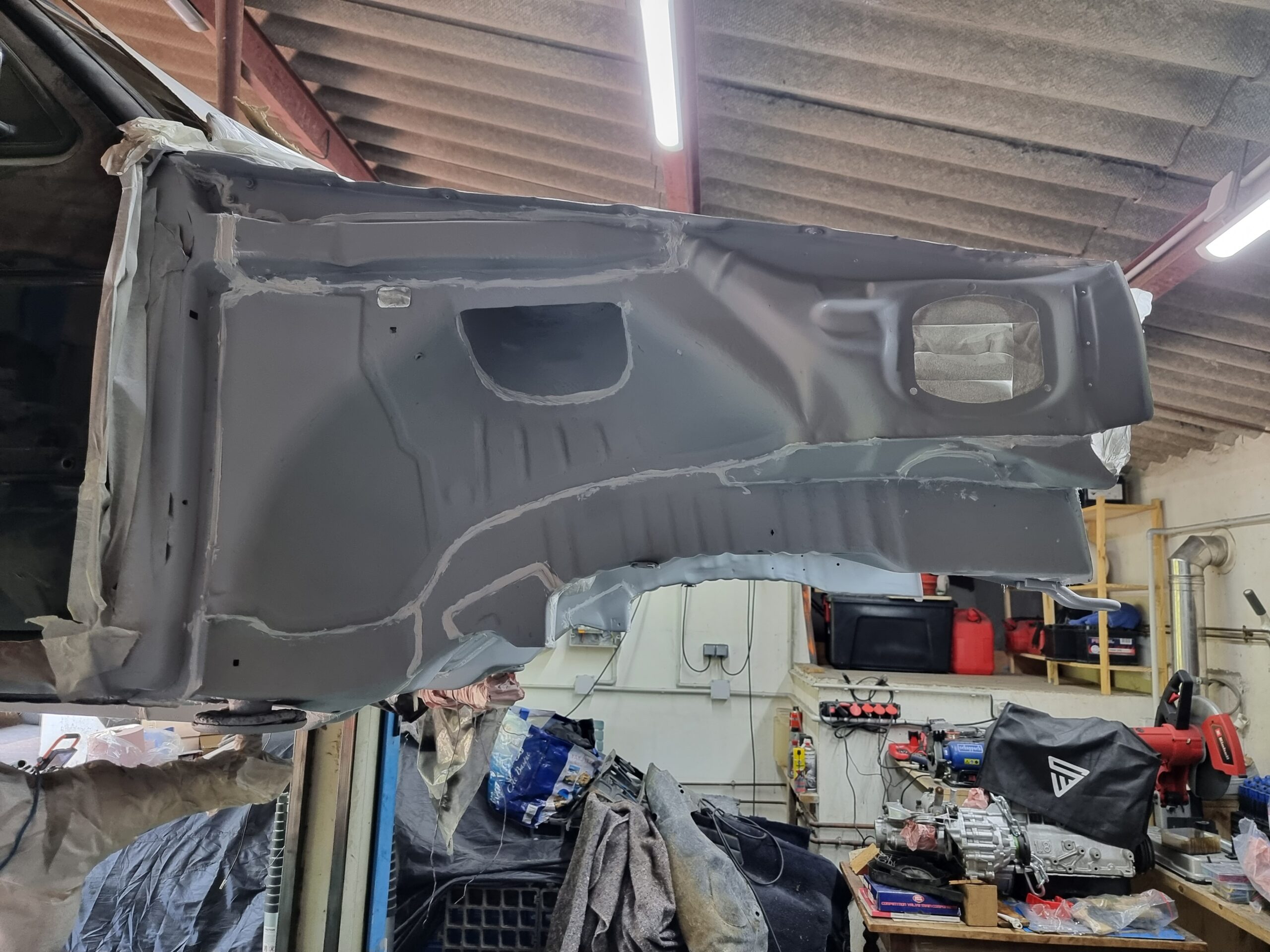 Passage de roue Golf MK2 en epoxy