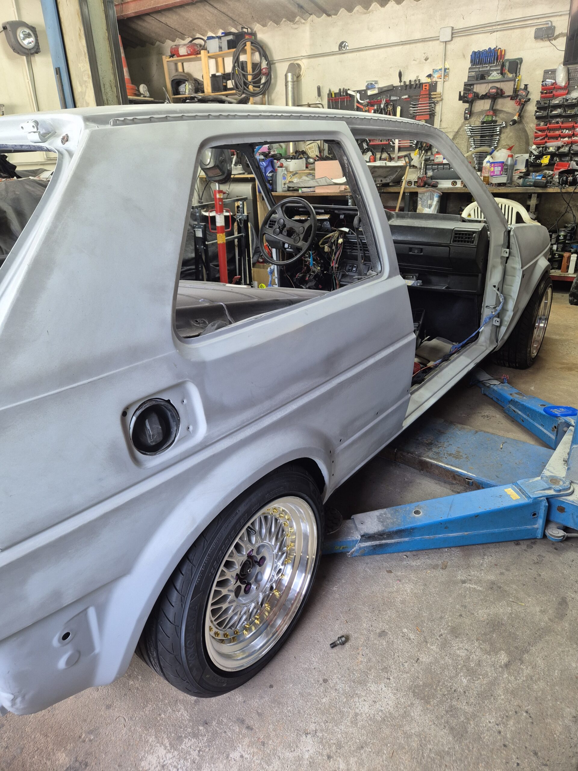 Aile arrière Golf MK2 en epoxy