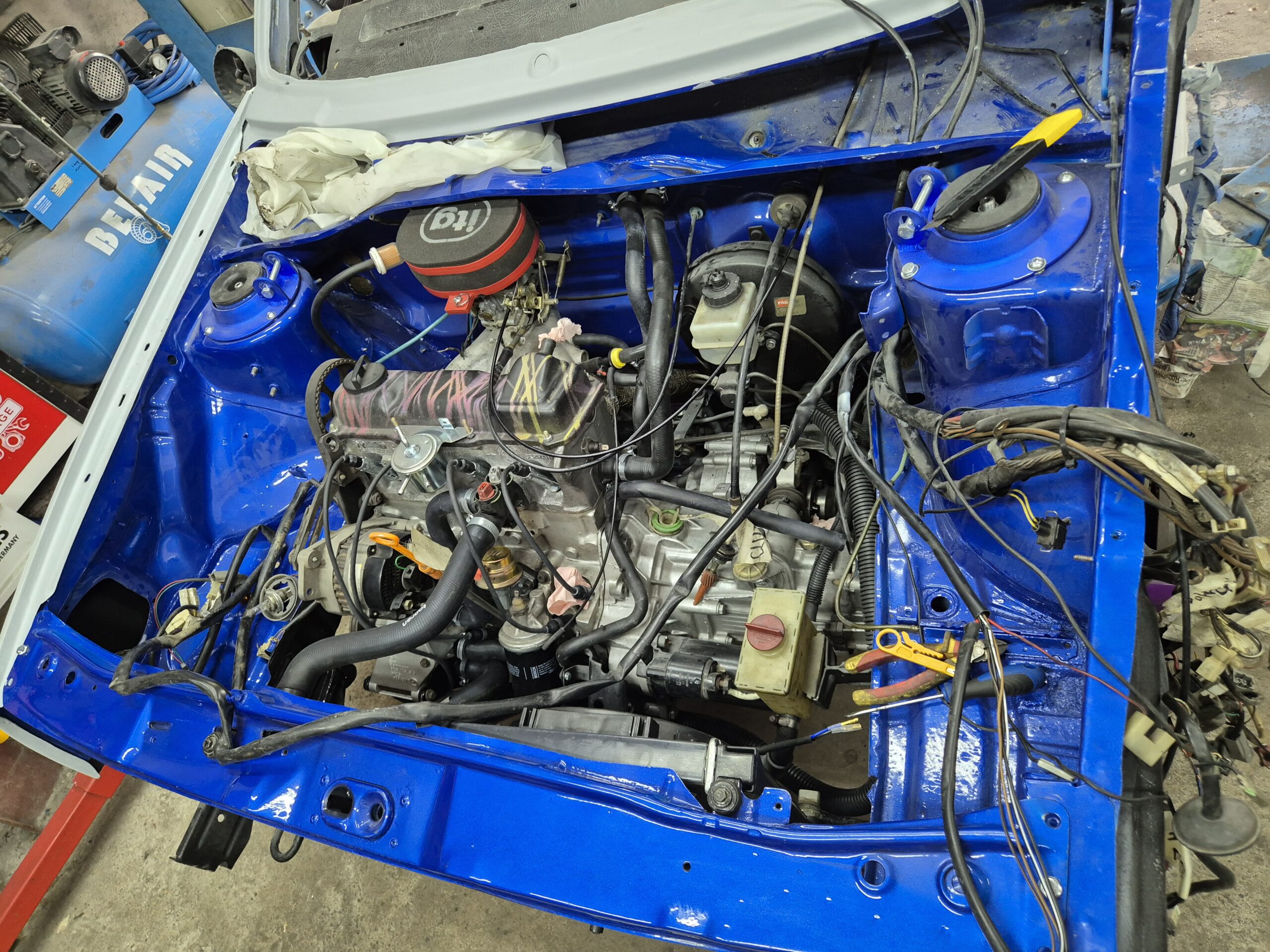 Moteur Golf MK2 en place faisceau sur mesure
