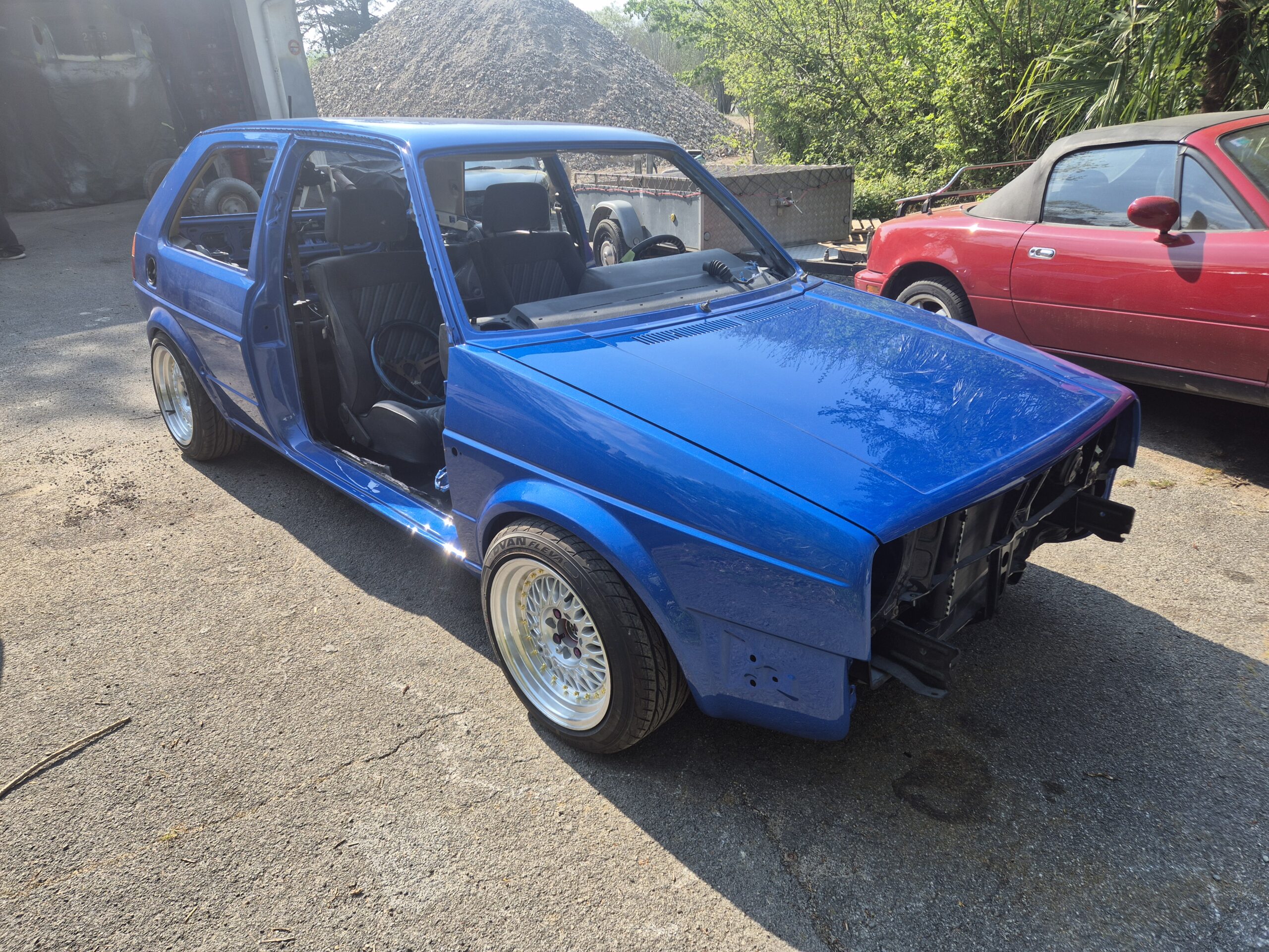 Golf MK2 éléments carrosserie remontés