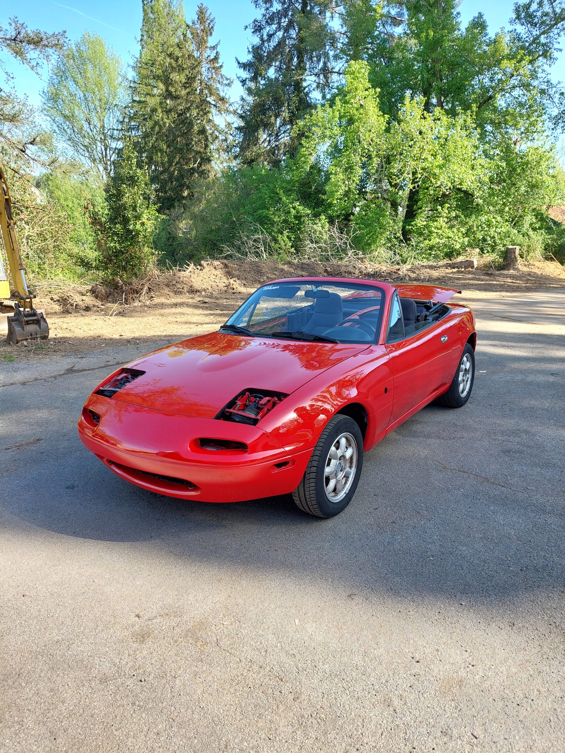 Mazda MX-5 NA peinture Classic Red