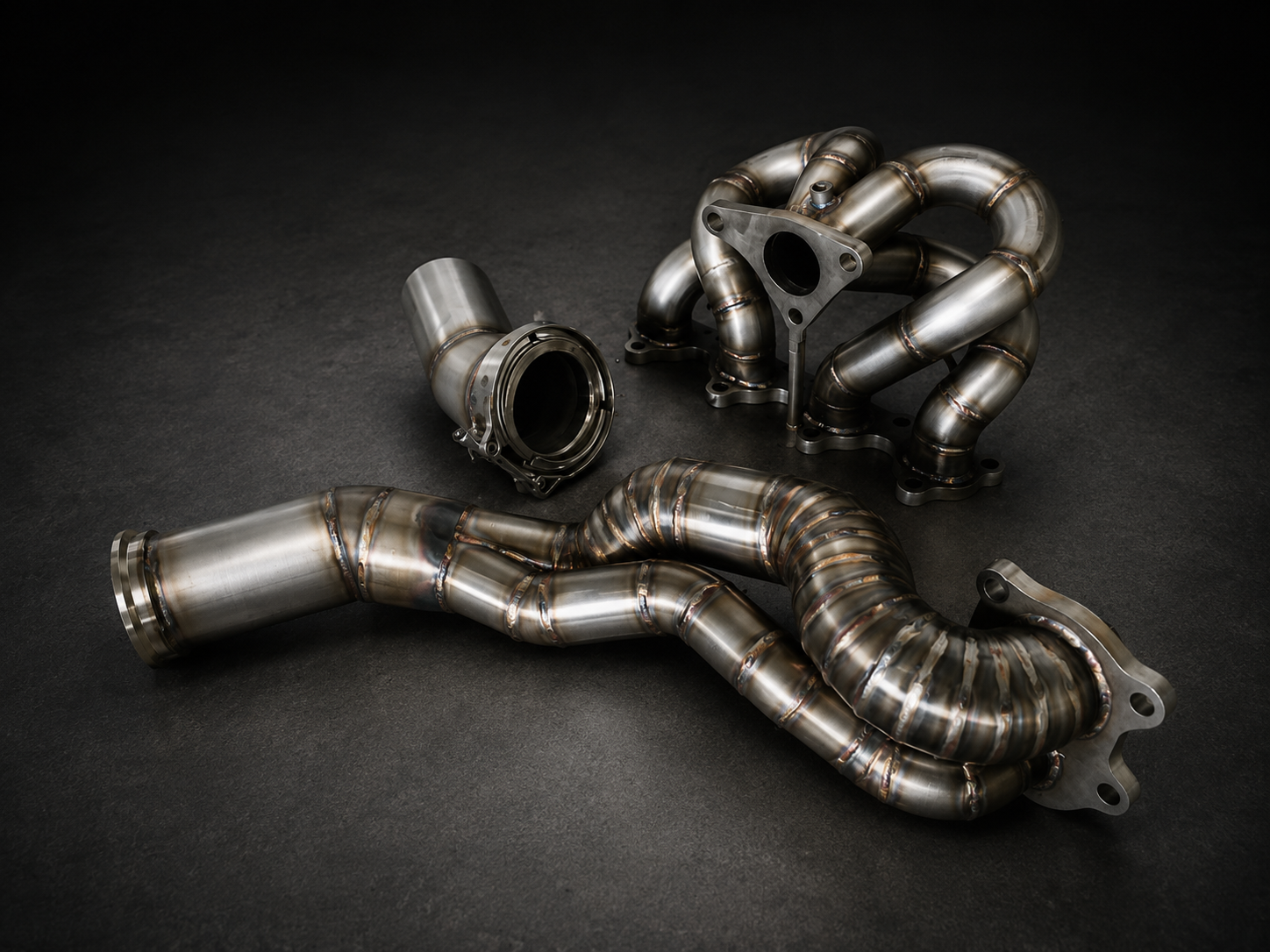 Pièces performance admission échappement turbo, collecteur turbo et downpipe inox sur mesure miata 1.6